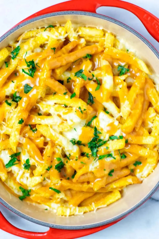 Disco French Fries (Loaded
with cheese & magical
indian spices)